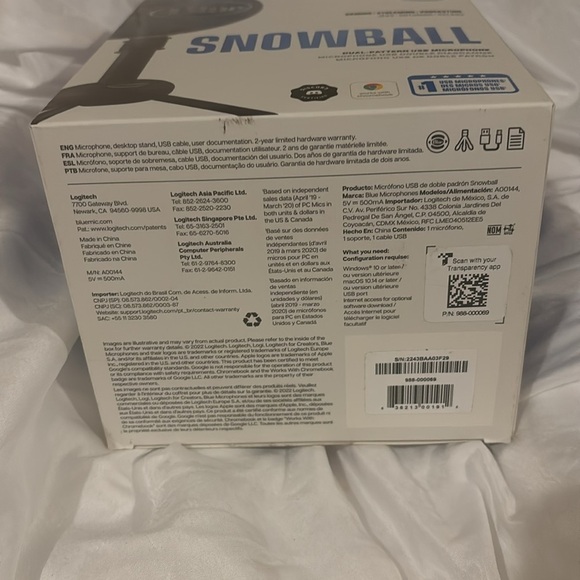 Blue Snowball podcast Microphone NWT never opened - Picture 5 of 5